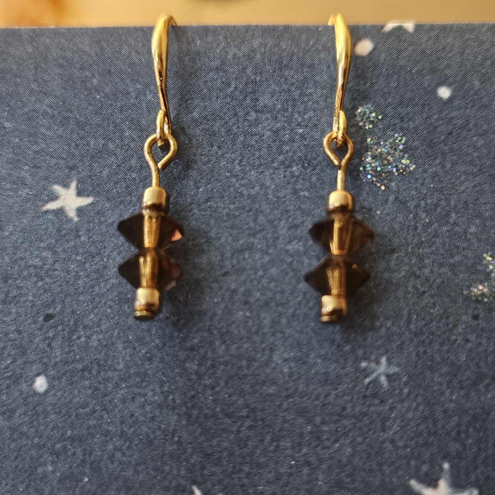 Handmade crystal earings